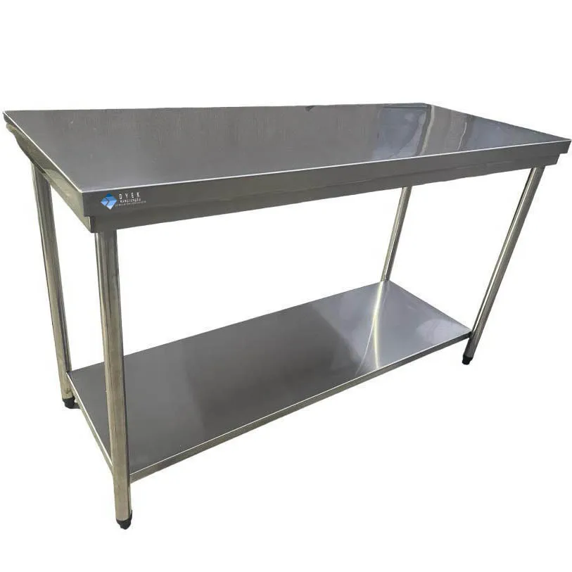 Bancada seca em aço inox - vista 1
