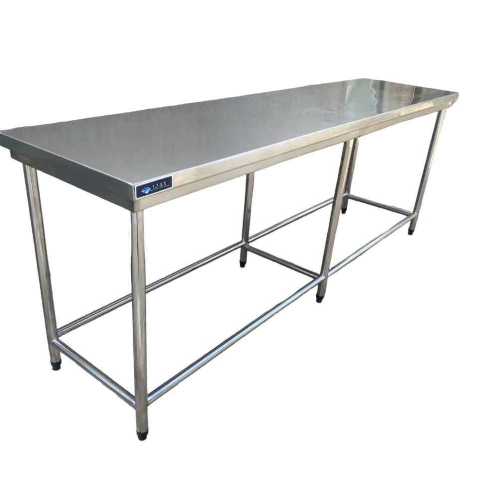 Bancada seca em aço inox - vista 2