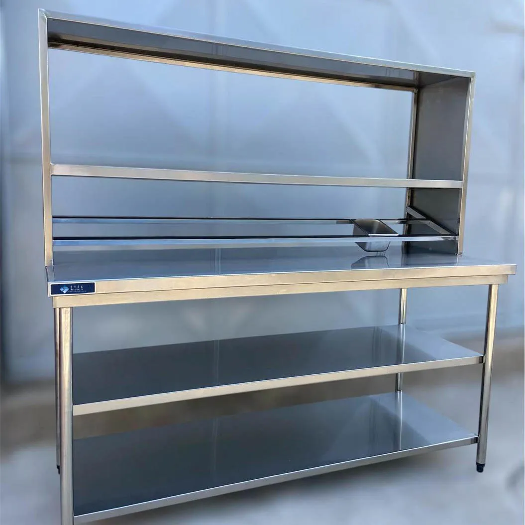 Bancada seca em aço inox - vista 4