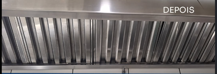 Coifa após limpeza profissional - exemplo 3
